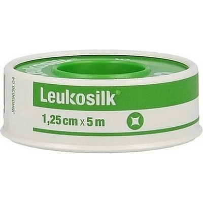 LEUKOSILK Fixační páska univerzální cívka 1,25 cm x 5 m