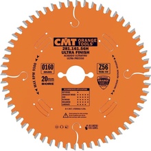 CMT Orange Tools XTreme D160x2,2 d20 Z56 HW pílový kotúč na lamino a DTD