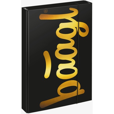 Baagl Черни корици за училищна тетрадка A4 Baagl Jumbo Gold BAAGL | Cheren | Момчешки | ONE SIZE