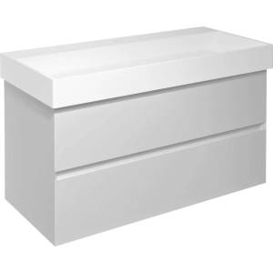 SAPHO Filena - Шкаф за мивка 95x52x43 см, 2 чекмеджета, бял мат FID1210W (FID1210W)