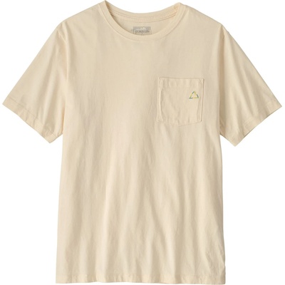 Patagonia Мъжка тениска Patagonia Fitz Roy Massif Pocket Tee T-shirt - Undyed Natural (217-0786-0412)