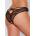Allure Open Panty Lace Strap Back Black
