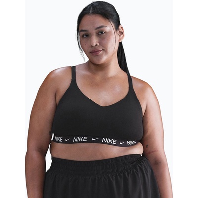 Nike Спортен сутиен Nike Indy Light Support Plus Size black/black/white