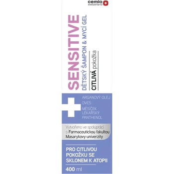 Cemio SENSITIVE dětský šampon a mycí gel 400 ml