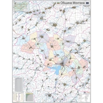 Mapmedia Карта на община Монтана