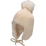 Sterntaler Детска зимна шапка с помпон Sterntaler - За момичета, 51 cm, 18-24 м, екрю (4412232-904) - ozone