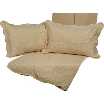 Image 1 of ШАЛТЕ ЕДИНИЧНО С 1бр КАЛЪФКА 150x220см БЕЖОВО (10840)