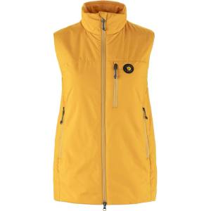 Fjällräven Дамски синтетичен елек Fjällräven Women's Bergtagen 60 Insulation Vest Synthetic vest - Mustard Yellow - размер XS (132-1658-0211)