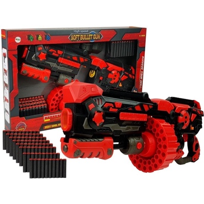 LEANToys Velká pěnová nábojnice Rotační zásobník na 80 nábojů 59 cm