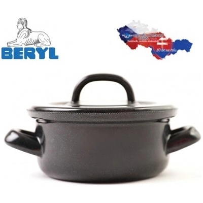 Beryl Smaltovaný randlík s pokrievkou 22 cm - 3,6L