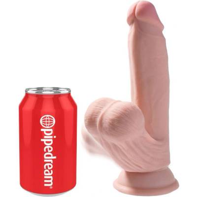 King Cock Plus 3d Cock Swinging Balls 15.2 Cm