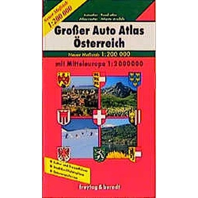 atlas Rakousko 1:200 000 + CD ROM