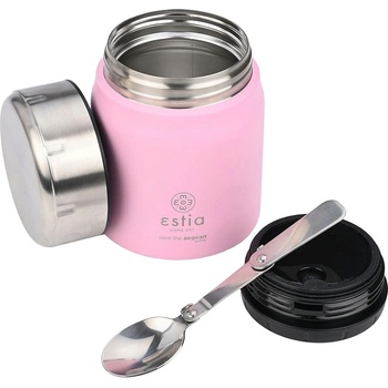 Estia Термобуркан за храна Estia Save the Aegean - Blossom Rose, 500 ml (01-21665)