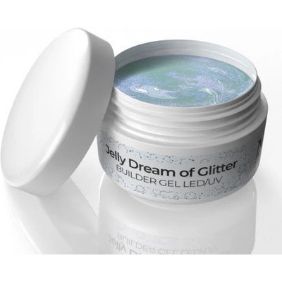 Ntn Uv Led stavebný gél Jelly Dream of Glitter 30ml
