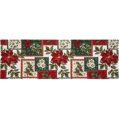 Bo-Ma Trading Gobelínový běhoun Poinsettie 32x96 cm – Zboží Mobilmania