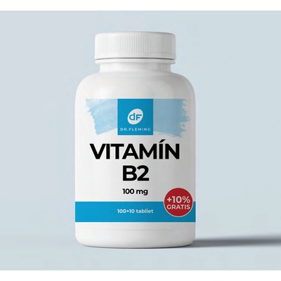 Dr.fleming Vitamin B2 100mg +10% gratis 110 ks