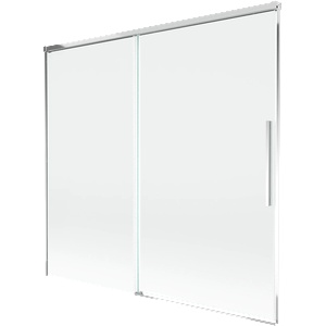 Mexen Rox параван за вана, двукрилен, плъзгащ се, 170 x 150 см, прозрачен, хром (8C9-170-001-01-00)