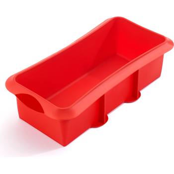 Lékué Форма за печене Lekue правоъгълна силиконова 28 см червена (880902)