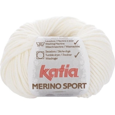 Katia Merino Sport 1 White Pletacia priadza