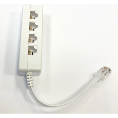 OEM DATACOM Rozčtverka UTP CAT3 4xRJ45 (8p2c-1M/4F) 4207