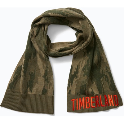 Pánsky šál Timberland Camo Jacquard Scarf leaf green