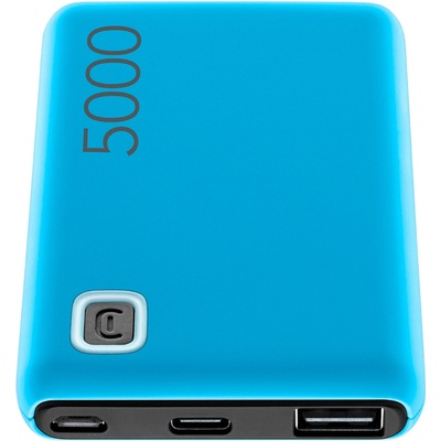Cellularline Външна батерия Cellularline Power Bank Essence 5000, Цвят Син (PBESSENCE5000B)