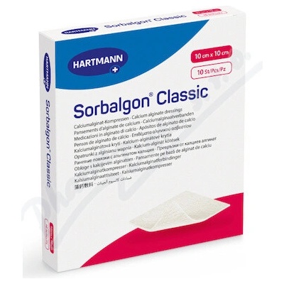 Sorbalgon Classic sterilné 10 × 10 cm 10 ks
