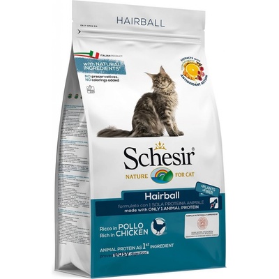 Schesir Cat Hairball kuře a rýže 1,5 kg