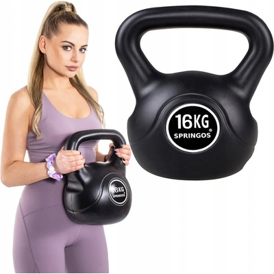 SPRINGOS ABS Kettlebell 16 kg – Zboží Dáma