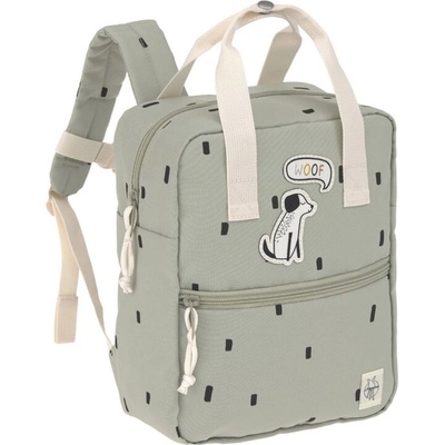 LÄSSIG dětský Mini Square Backpack Happy Prints Olive