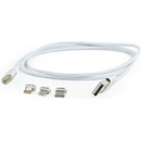 USB káble Gembird CC-USB2-AMLM3-1M propojovací, USB/Lighting, micro USB, 1m