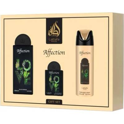 LATTAFA Pride Affection подаръчен комплект: EDP 100 ml + EDP 20 ml + дезодорант 200 ml унисекс