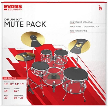Evans SOSETROCK SoundOff Mute Set Rock Демпфер/заглушител за барабан (SOSETROCK)