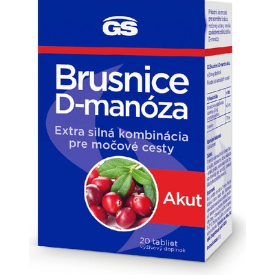 GS Brusnice Akut + MANÓZA 20 tabliet