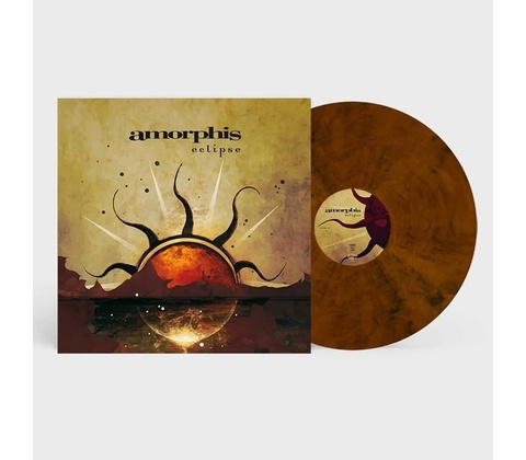 ECLIPSE - ORANGE-BLACK MARBLED LP