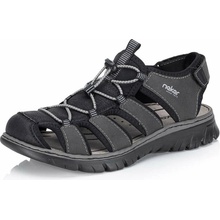 Rieker sandály 26770-00 černé