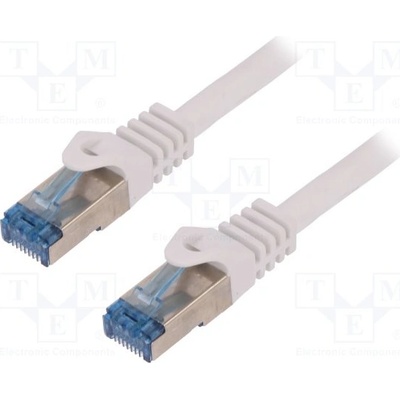 Logilink CQ4061S Patch, S/FTP, 6a, licna, Cu, LSZH, 3m, bílý