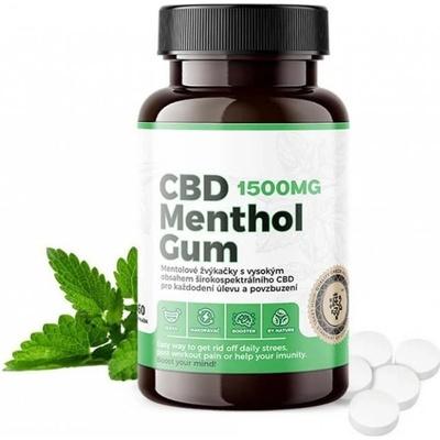 CzechCBD CBD žvýkačky 1200 mg 60 ks