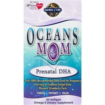 Garden of Life Oceans Prenatální DHA Omega-3 350 mg 30 kapslí jahoda