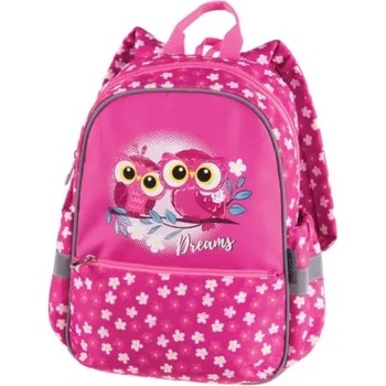 PULSE Раница за детска градина PULSE Junior Pink Owl