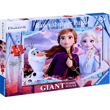 Ravensburger Пъзел за под Ravensburger от 24 части - Замръзналото кралство 2 (3036)
