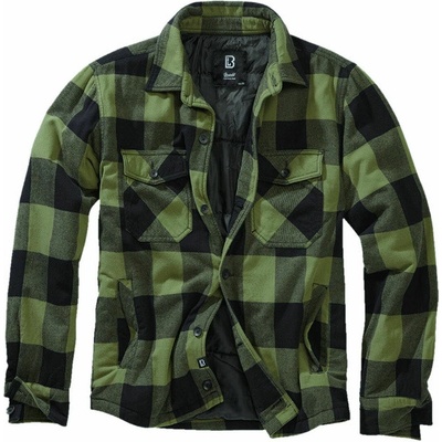 Brandit Lumberjacket zelená-černá
