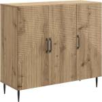 vidaXL Служебен шкаф Дъб артизан 89 x 34, 5 x 80 см Инженерна дървесина (894884)