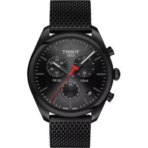 Tissot Мъжки часовник Tissot PR 100 41mm 101.417. 33.051. 00, Черен (TIS101.417.33.051.00) Часовници
