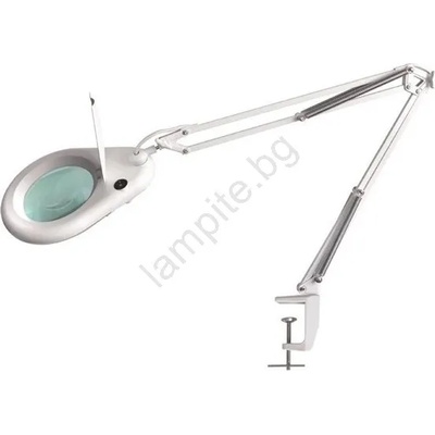 Geti Led настолна лампа с лупа led/9w/230v бял/хром (ti0011)