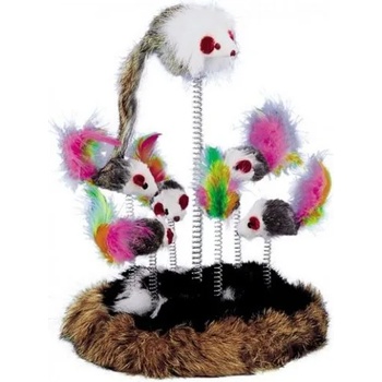 Image 1 of NOBBY ДРАСКАЛКА ЗА КОТКИ СЪС СЕДЕМ МИШКИ НА ПРУЖИНИ 80030