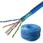  Кабел FTP Cat6 23AWG CU, PVC, лан кабел чиста мед (FTP Cat6 23AWG CU PVC меден кабел)