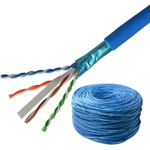  Кабел FTP Cat6 23AWG CU, PVC, лан кабел чиста мед (FTP Cat6 23AWG CU PVC меден кабел)