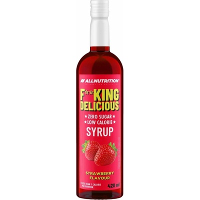 Allnutrition Fitking Delicious Syrup Zero 420 g - 490 g Karamel