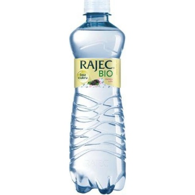 Pramenitá voda Rajec BIO nesladená Ruža a černica 8 x 0,75 l